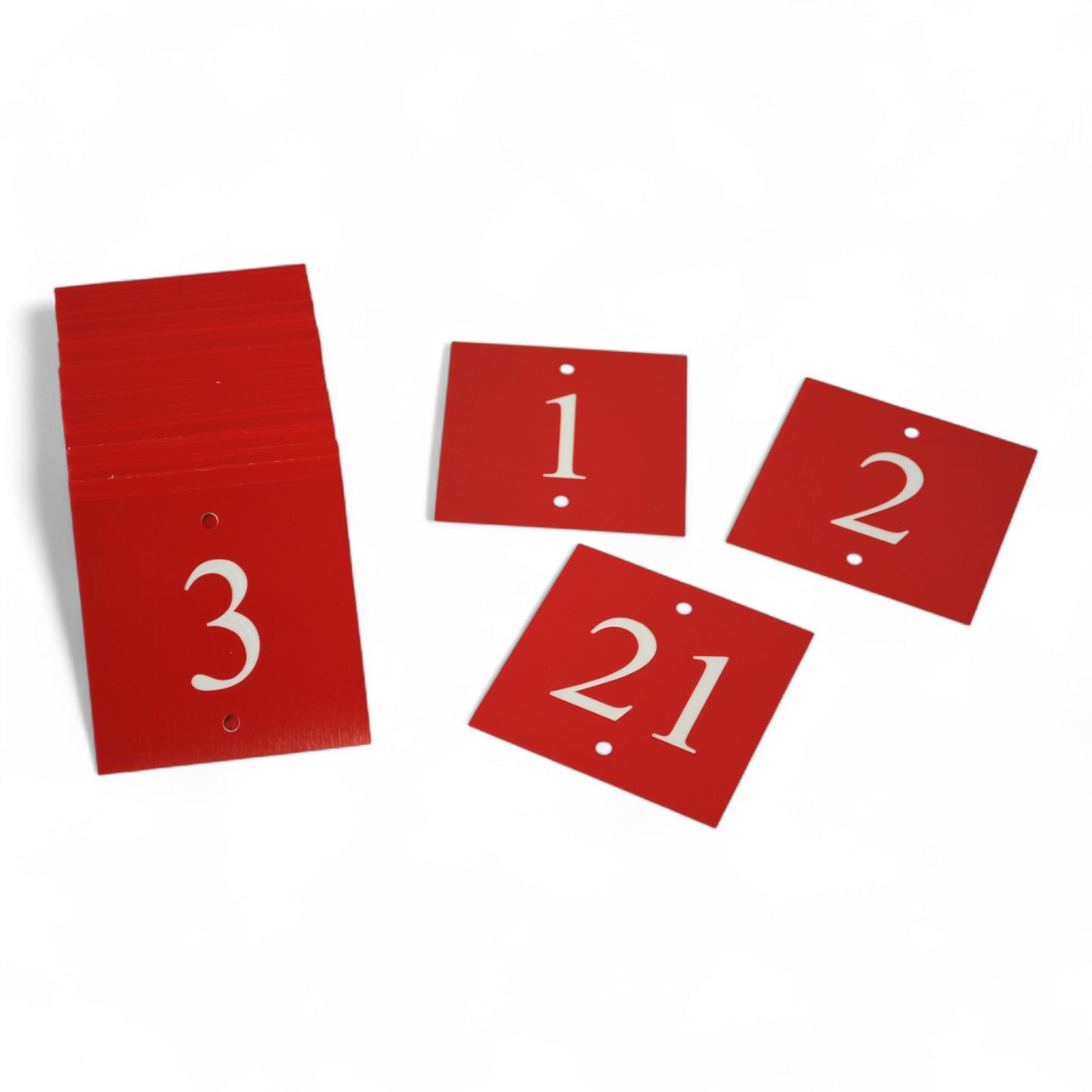 Plastic Engraved Numbers