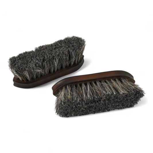 Deluxe Horse Hair Wooden Dandy Brush
